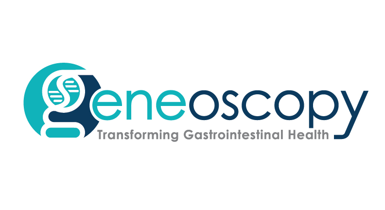 geneoscopy logo with "Transforming Gastrointestional health" Tagline