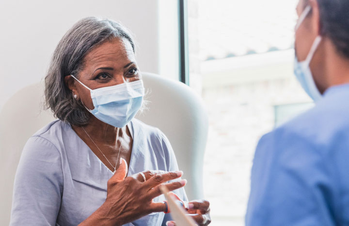 patient with doctor